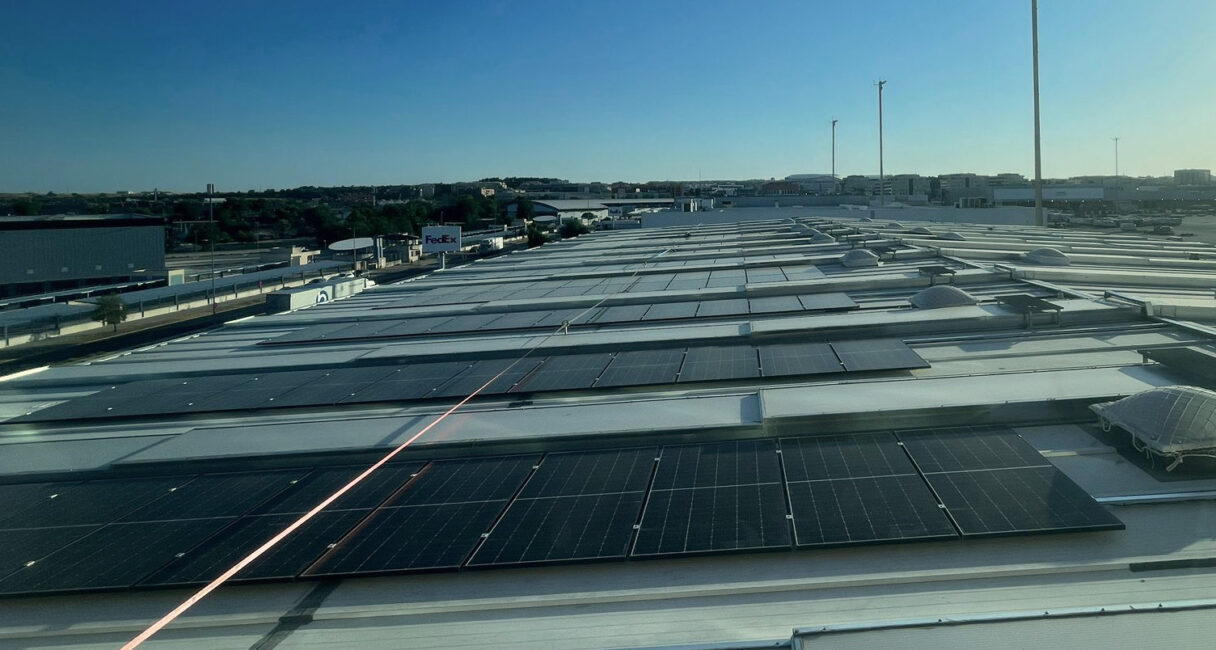 Fedex Telhado solar PV autoconsumo PPA aeroporto
