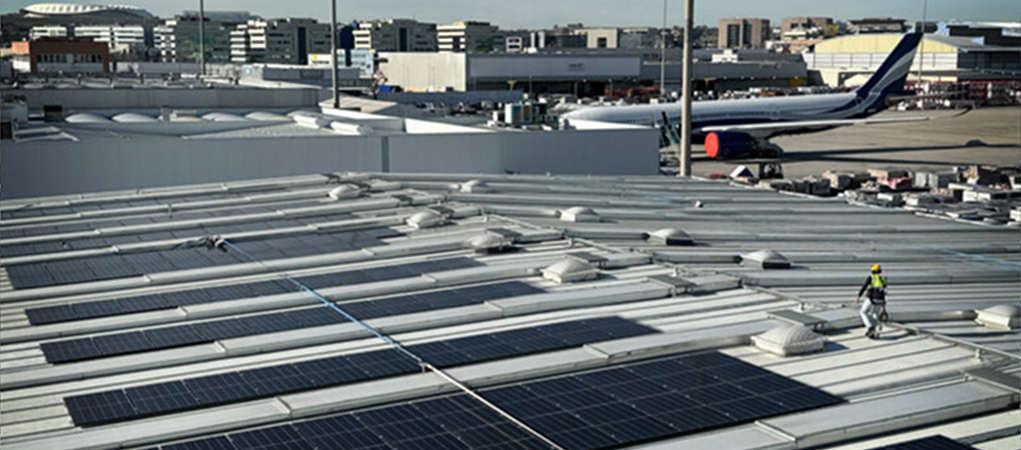 FedEx Solar PV System at Madrid Barajas Airport.